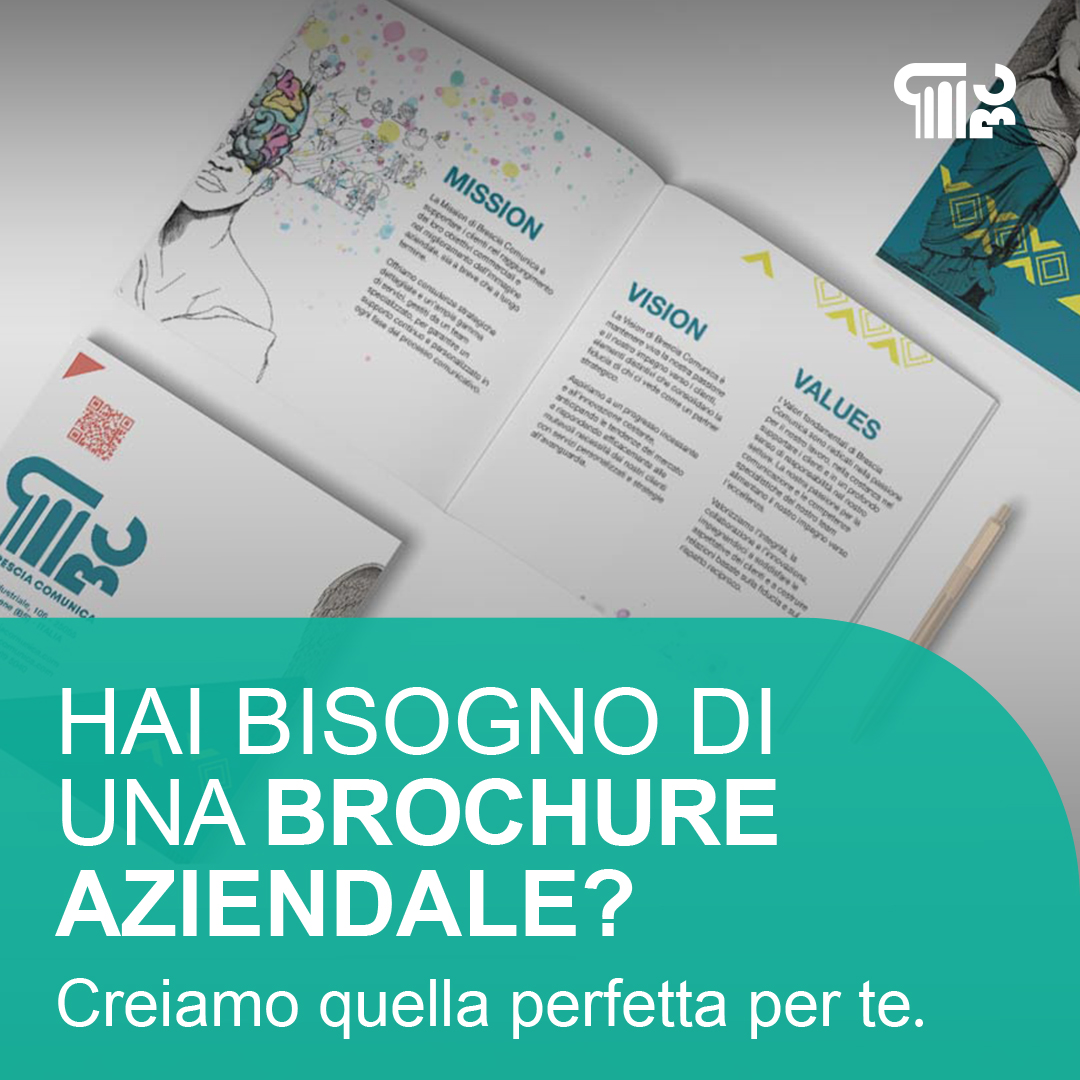 Design accattivante di una brochure personalizzata per il marketing aziendale